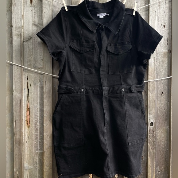 Good American Denim Mini Dress - Picture 1 of 3